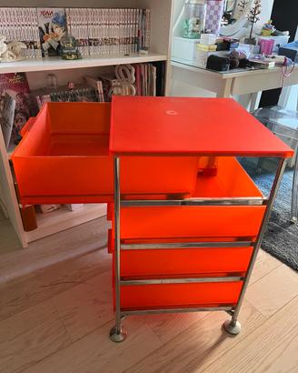 Cassettiera Mobil marca Kartell a 4 cassetti
