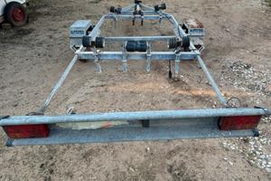 Carrello barca effeci basculante completo