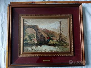 Quadro olio su tela Aldo Pironti