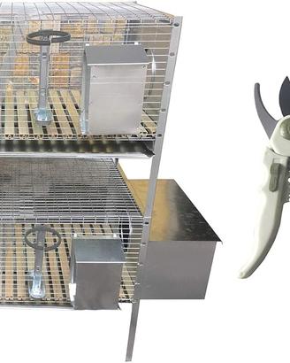 Gabbia Conigli Rabbit Plus Conigliera Mista