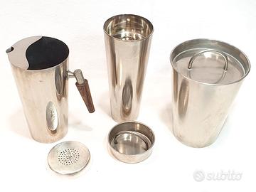 Cocktail Barman Set in stile Decò 3 pezzi Vintage