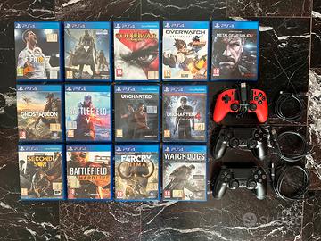 Lotto o singoli PS4: 13 Giochi + 3 Controller PS4