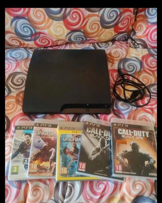 PS3 Slim 500GB+GIOCHI