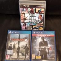 Lotto Giochi PS4/PS3 - GTA V ecc
