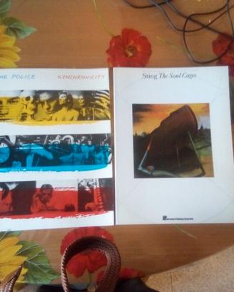 2 spartiti sting/police    anche singolarmente