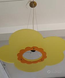 Lampadario + abat jour x cameretta NUOVI