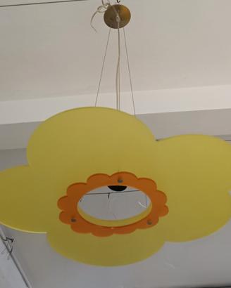 Lampadario + abat jour x cameretta NUOVI