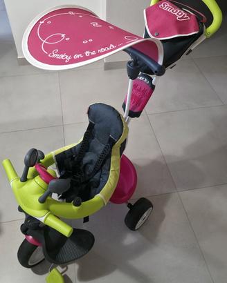 Triciclo Smoby Baby Driver Confort girl - 4 in 1