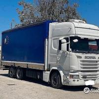 Scania r450 e6 centinato mt 7.80 2016 auto + intar