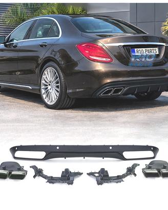 DIFFUSORE MERCEDES CLASSE C W205 SEDAN 14-18 LOOK 