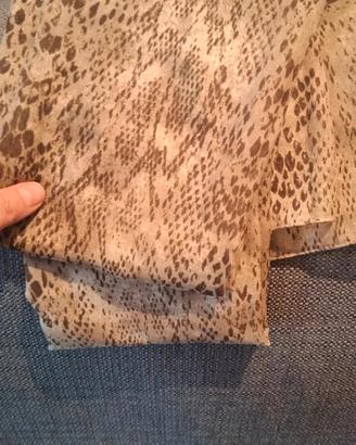 sciarpona lunga animalier perfetta 