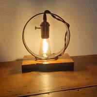 lampada rustica da tavolo 