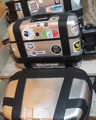 tris valigie givi 