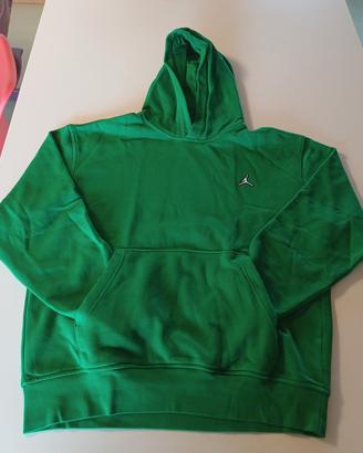 felpa verde jordan taglia M
