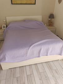 coperta pile lilla matrimoniale