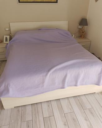 coperta pile lilla matrimoniale