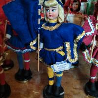 Bamboline palio di Siena in pannolenci 