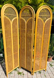 Paravento separè  in vimini