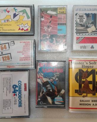 Cassette originali  giochi Commodore 64