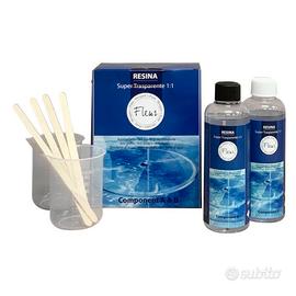 RESINA SUPERTRASPARENTE 1:1 – KIT 480 ML