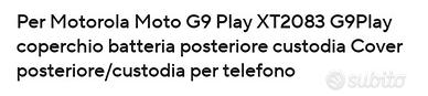 guscio della batteria originale Motorola G9 