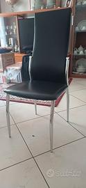 4 sedie nere