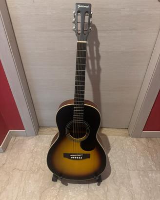 Chitarra acustica Pianura Parlor Sunburst