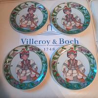 n. 4 piatti Villeroy & Boch "Children" n. 10