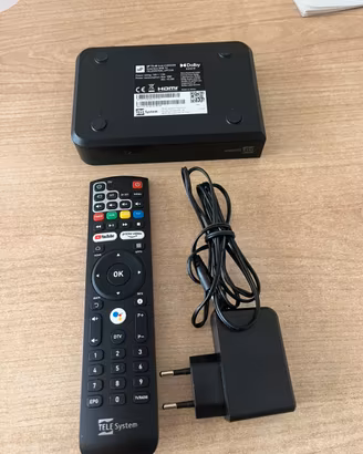 Decoder Tele System UP  T2 4 K- Android TV , DVB