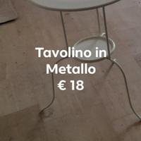tavolino  in metallo