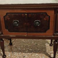 Coppia comodini vintage in radica