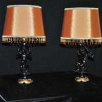 Lume/puttino ottone e nero