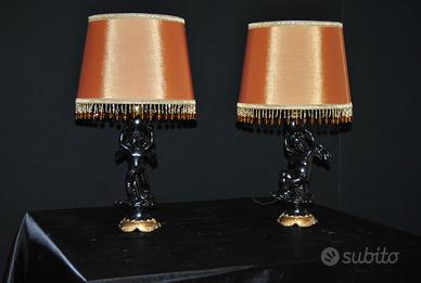 Lume/puttino ottone e nero