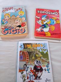 fumetti di Topolino e topo Gigio e lupo Alberto 
