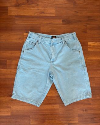 Dickies short jeans light blue