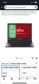 Fujitsu lifebook U7410 RICONDIZIONATO