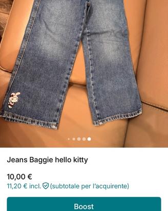 Set 3 jeans bambina 6/7 anni