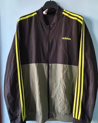 Giacca Adidas uomo taglia S nera, verde, gialla