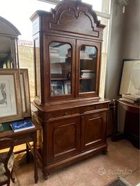 Credenza libreria in stile antico