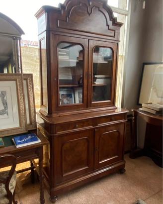 Credenza libreria in stile antico