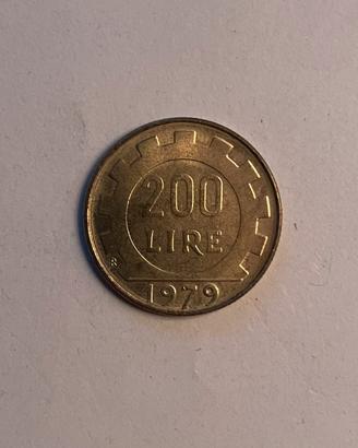 Lire 200 Italia anno 1979