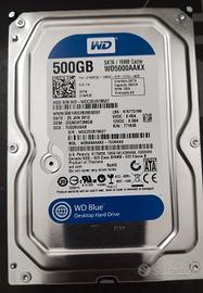 Hard disk Western Digital 500gb 3.5 pollici