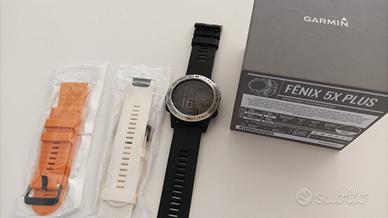 Garmin Fenix 5 X  plus con 3 cinturini