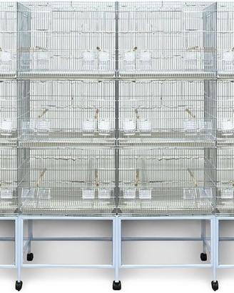 Batteria Gabbie da Cova con Carrello e Accessori