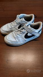 nike bambina bq5451-104 n.34 bianco