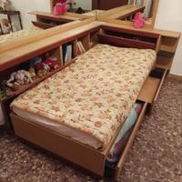 Letto singolo  ad angolo completo come in foto