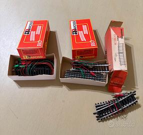 15 binari curvi con contatto Rivarossi