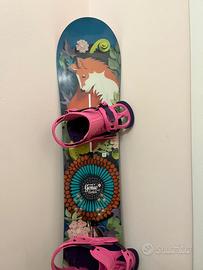 Tavola Burton 147 + attacchi Burton taglia L