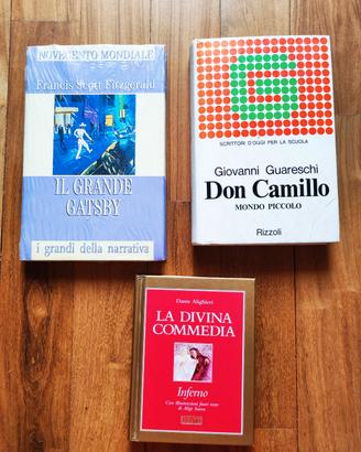 Set 3 libri di narrativa 