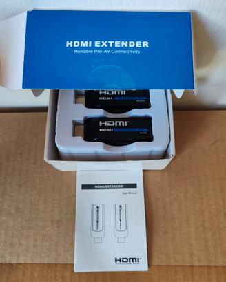 Extender HDMI kit su cavo Ethernet TX+RX